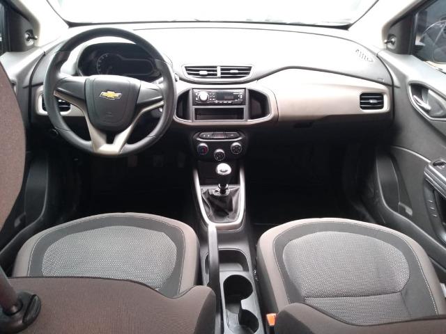 Prisma Joy 1.0 Cinza 2019 / completo - com ou sem entrada - flex+gnv - Foto 12