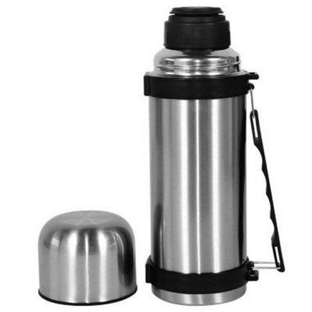 Garrafa termica 1,1 ml acabamento em inox