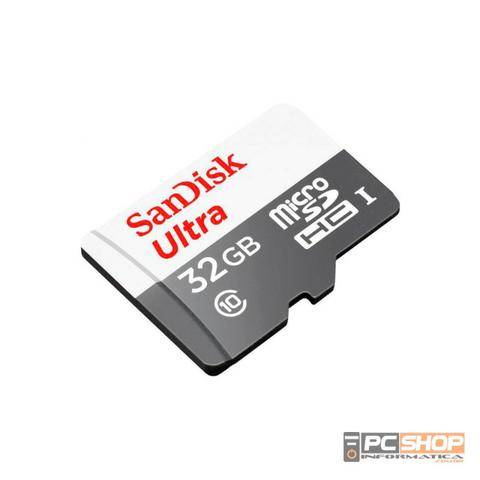 Cartão de Memória Micro SD SanDisk 32GB Classe 10 Ultra 80mb/s