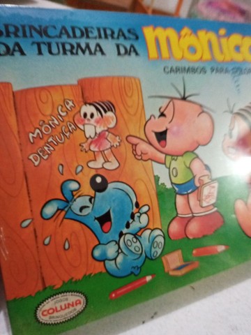 Carimbo turma da monica anos 80 lacrado - Foto 2