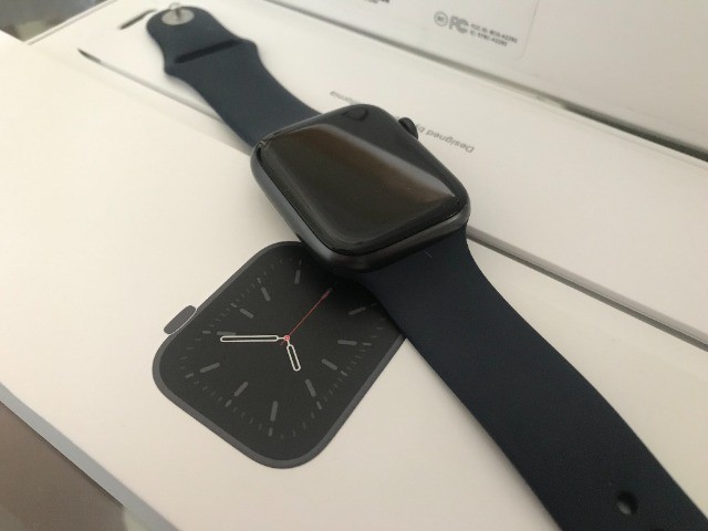 smartwatch apple watch series 5 44mm cinza espacial
