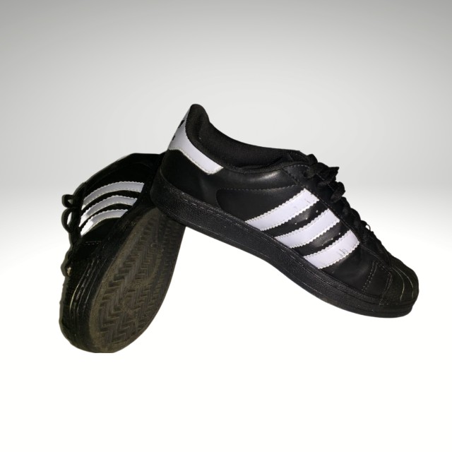 adidas superstar preto com listra branca