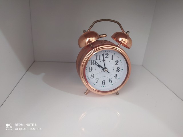 despertador retro rosa