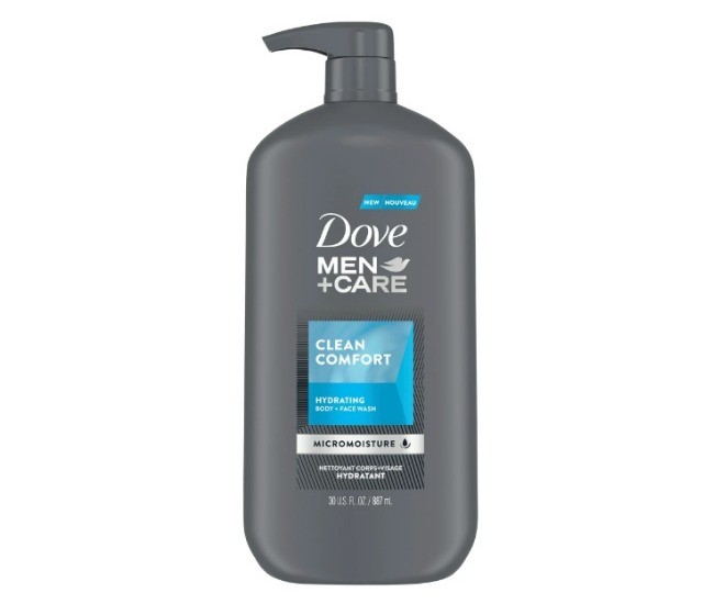 Dove Men+Care Body Wash and Face Wash Clean Comfort 887ml