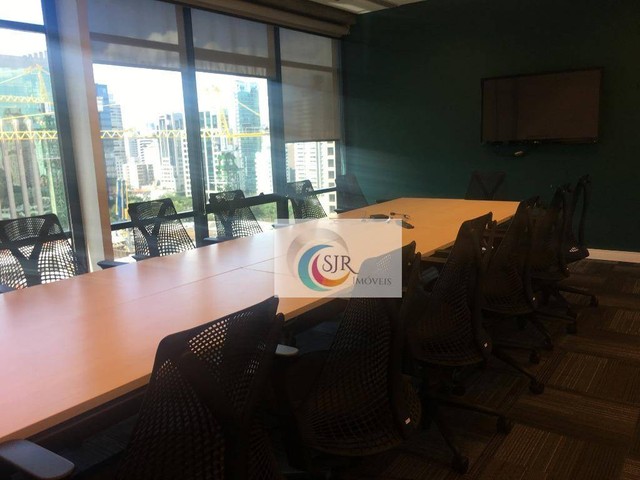 Sala comercial de 589,00m² com 15 vagas de garagem. MOBILIADO Edifício com gerador para ár - Foto 5