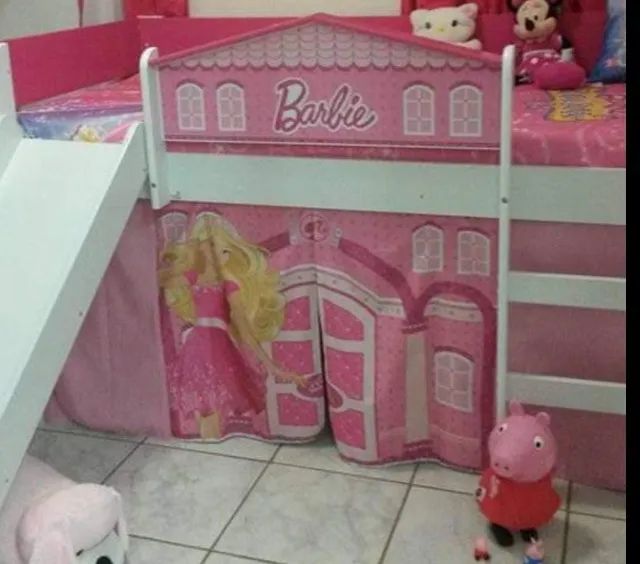 Cama Barbie Rosa