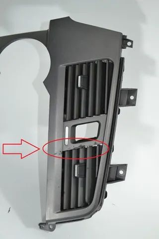 Difusor Saida Ar Central Painel Ssangyong Kyron Original - Foto 3