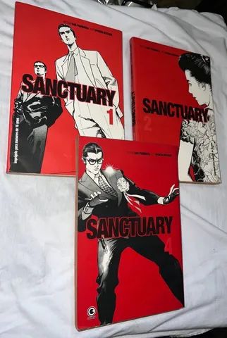 Sanctuary volumes 1, 2 e 4 mangá 