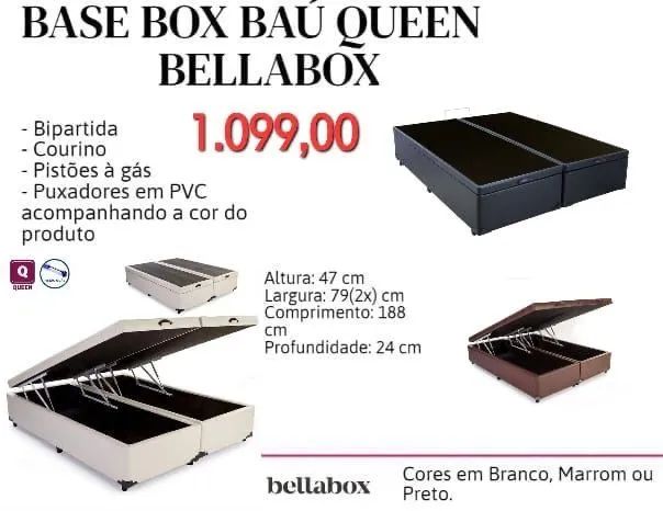 Base Box Baú Queen- ENTREGA HOJEEE!! 