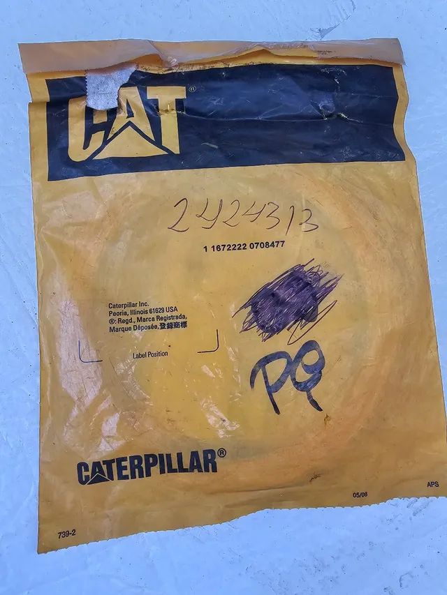 Caminhão fora estrada caterpillar anel vedação novo original 2424313 - Foto 2