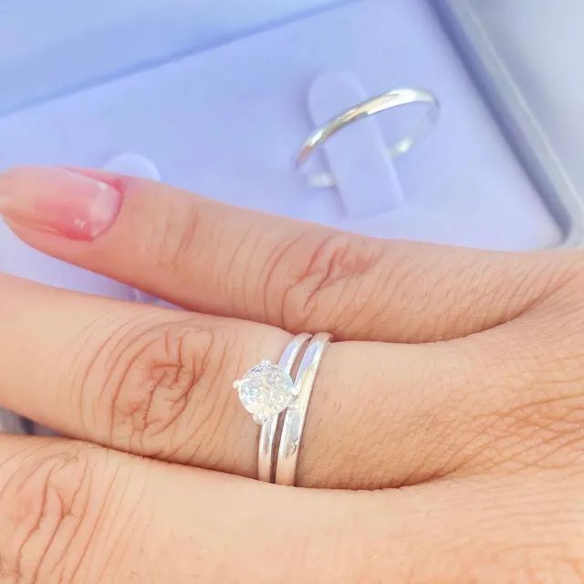 PAR DE ALIANÇAS NOIVADO - Foto 6