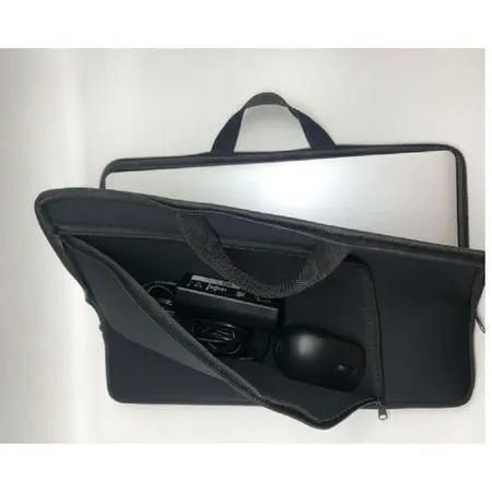 Case bolsa para notebook com alça reforçada e bolso externo - Foto 3