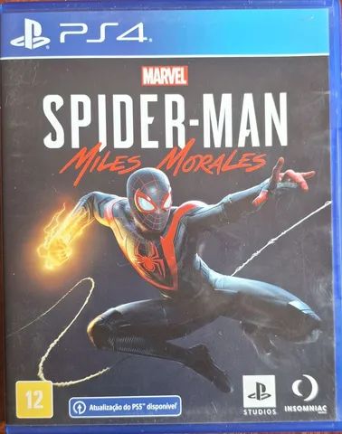 JOGO MARVEL SPIDER MAN: MILES MORALES PS4Jogos Playstation, Loja H3RO