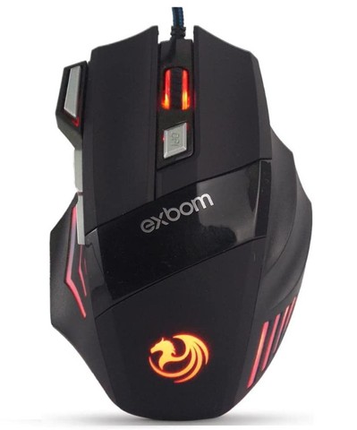 Mouse Gamer X7 3200dpi com Fio USB Rgb 7 Botões Xtreme MS-G260 