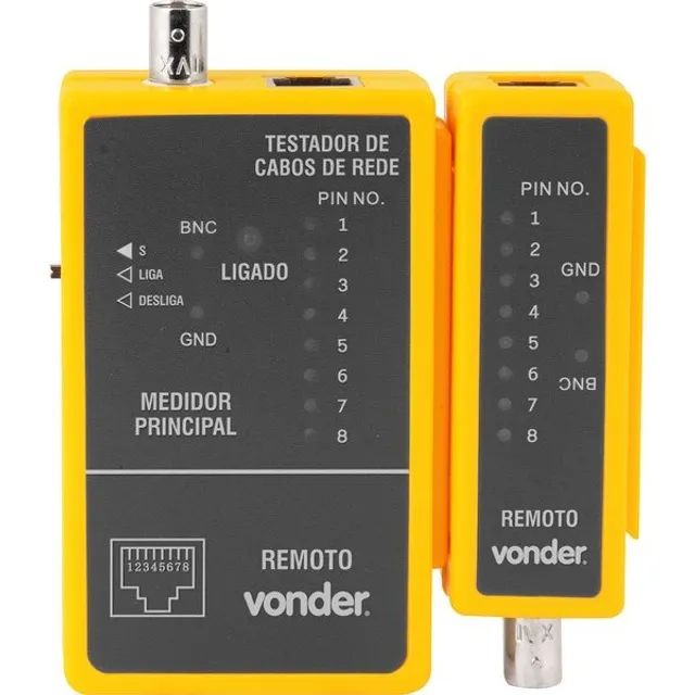 Vonder - Testador De Cabos De Rede Rj45/coaxial - Foto 2