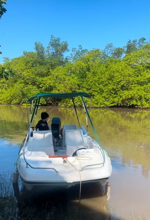 Embarcação Sport Fish - MOTOR 50HP 2t  Power-Trim - Foto 4