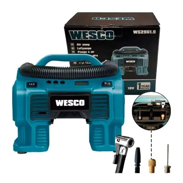 Compressor de Ar 160Psi Portátil 18v ws2961.9 Wesco - Foto 2