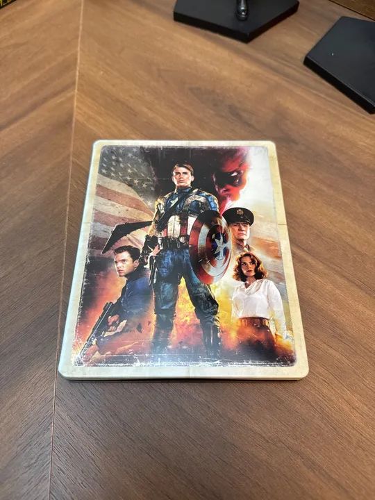 Blu-ray Trilogia Capitão America Steelbook