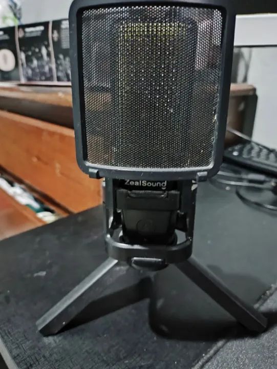 Microfone RGB + tripé + braço articulado - Foto 6