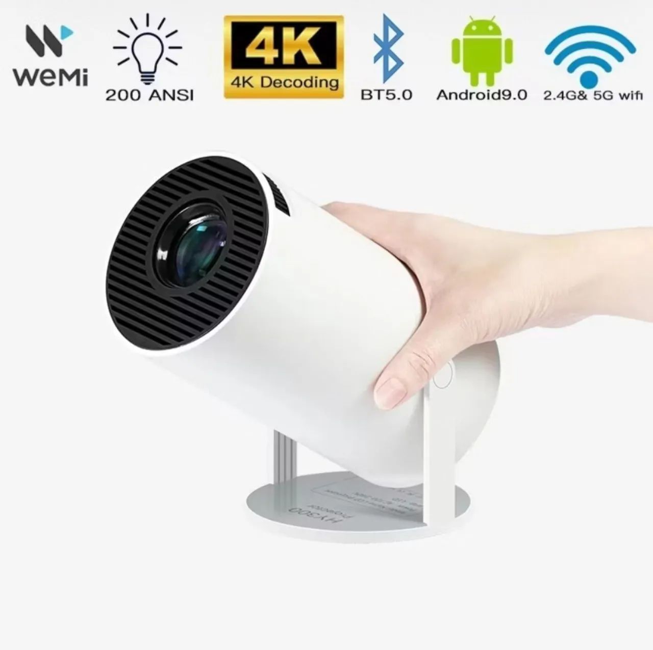 Projetor smart HY-300 HD HDMI BLUETOOTH