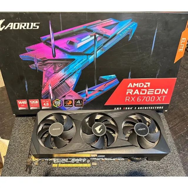 RX 6700XT Gigabyte Aorus Elite 12gb - Até 12x na loja