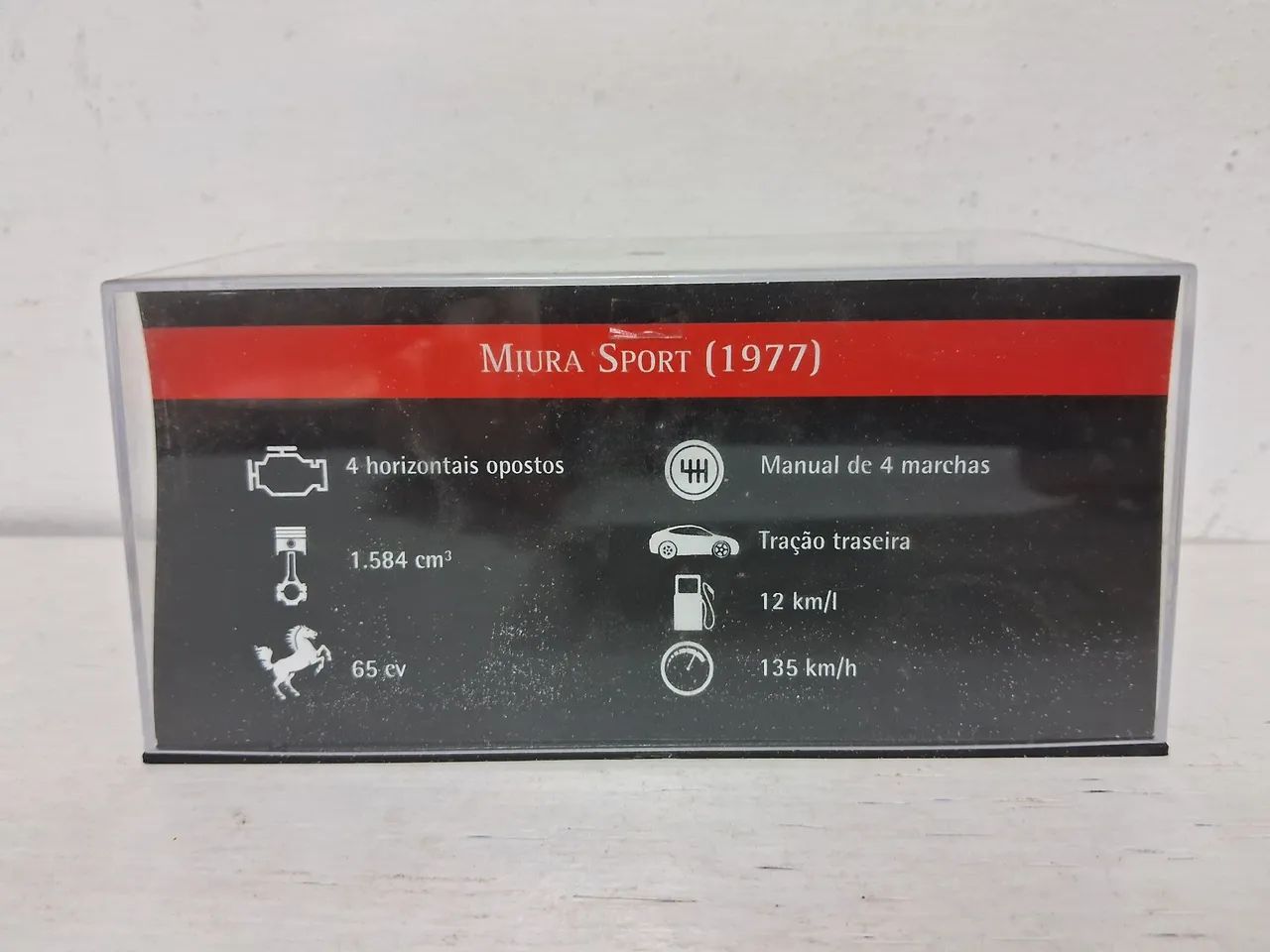 Miniatura de Carro Miura Sport 1977 Escala 1 43  - Foto 4