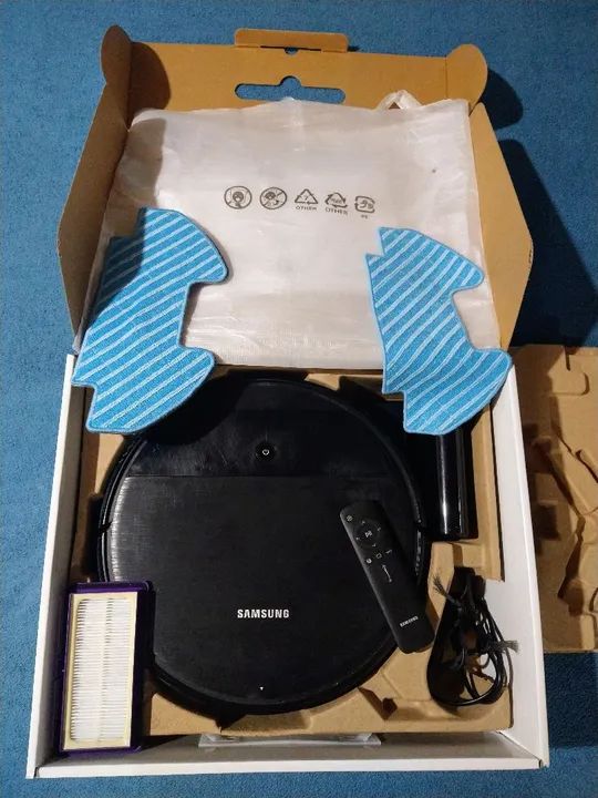 Imperdível! Aspirador de Pó Robô Samsung Potente! Powerbot-e VR5000 na caixa c/acessórios  - Foto 4