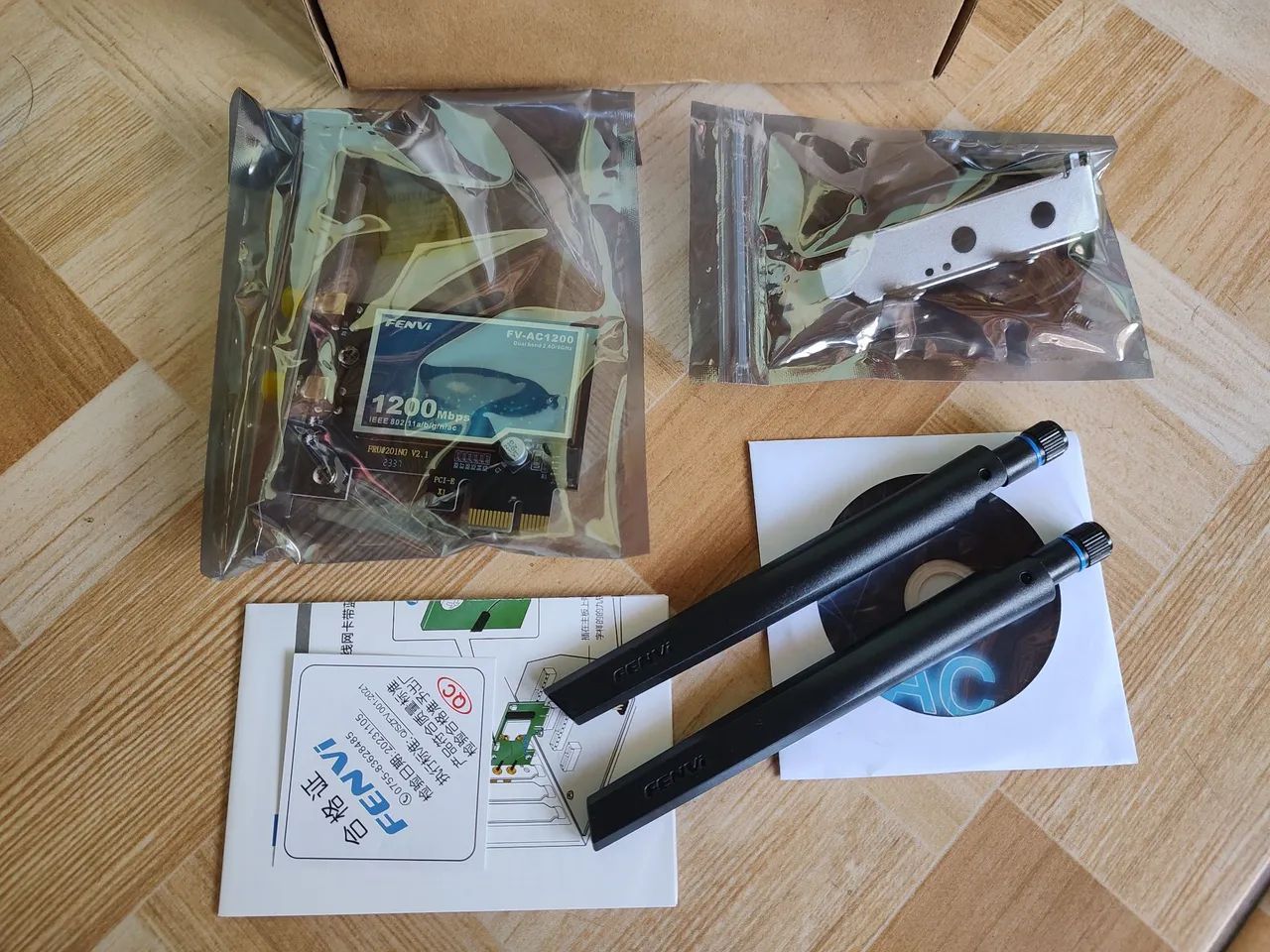 Placa PCI wi-fi e bluetooth 1200mb - Foto 4