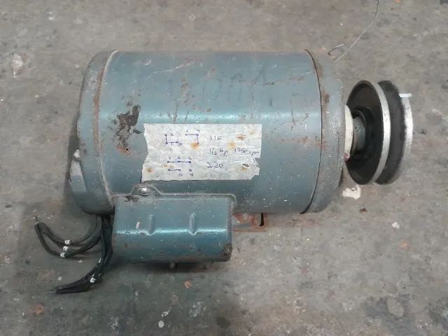 Motor elétrico monofásico 1/2 HP 1750 RPM 110/220 V - Foto 2