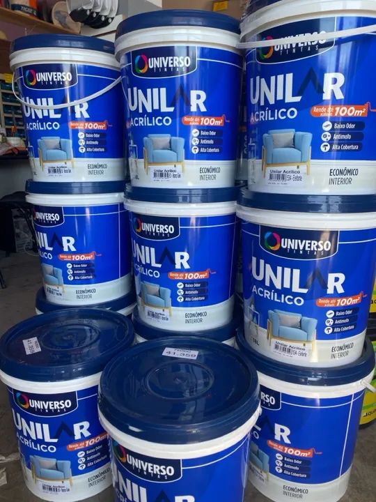 Tinta Acrilica Premium Interior 18 Litros Unilar. - Foto 2