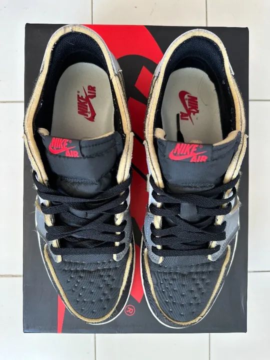 air jordan 1 retro low og ex 12.5/45(br) - Foto 5