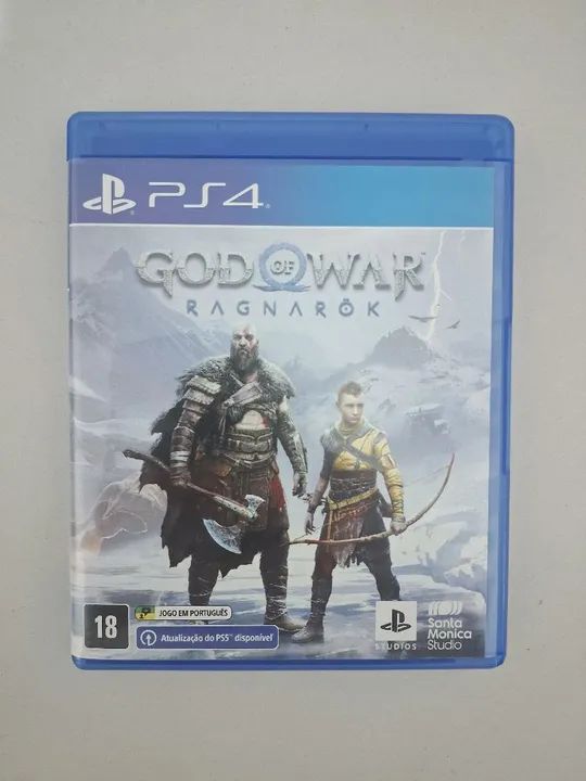 Promoção God Of War Ragnarok PS4 Midia Fisica( ACEITO CREDISHOP)