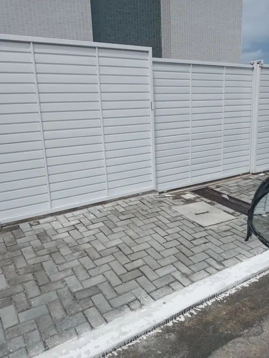 Portão metalon galvanização pintado promoção 1900 reais 