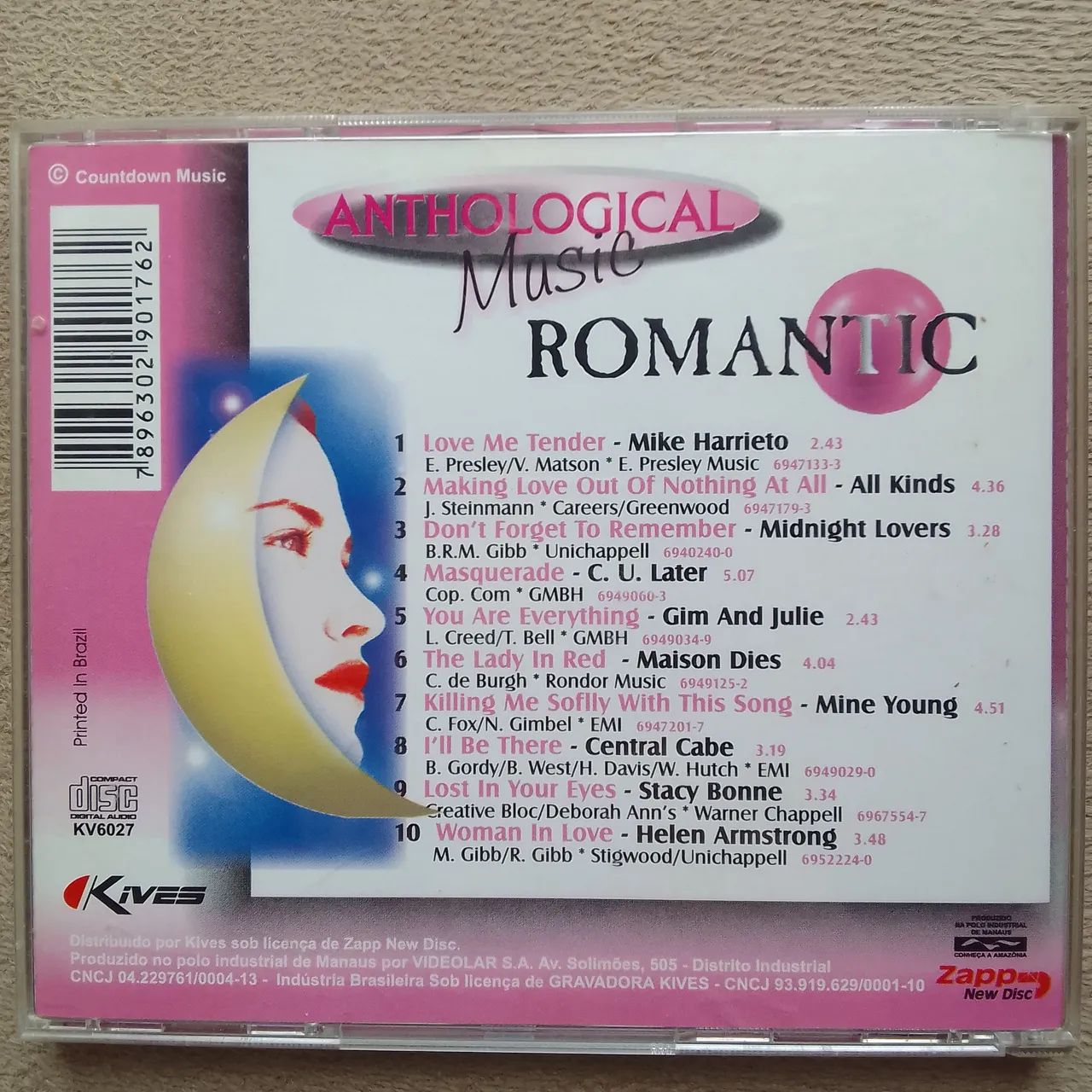 CD Anthological Músic Romântic 3  - Foto 2