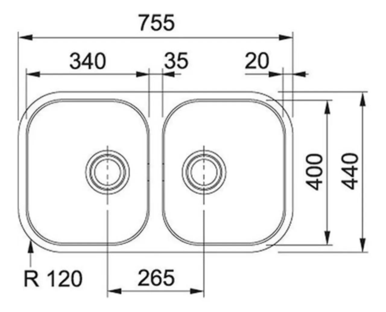 Cuba de cozinha docol - Foto 2