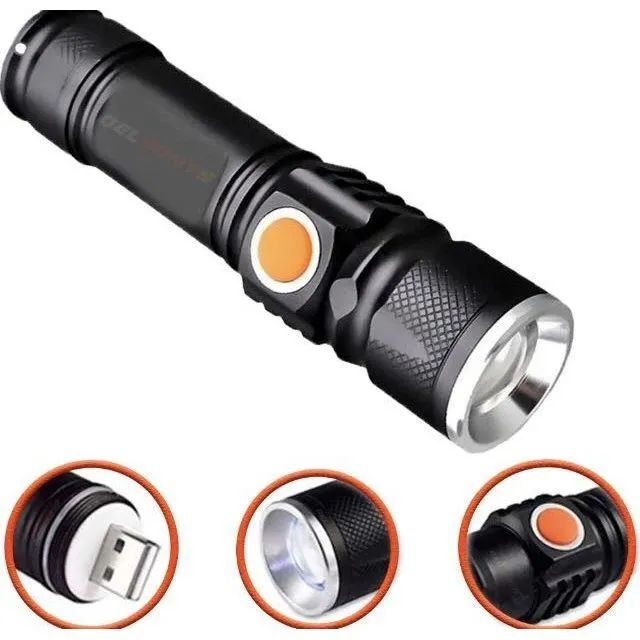 Lanterna de led recarregável USB - Foto 2