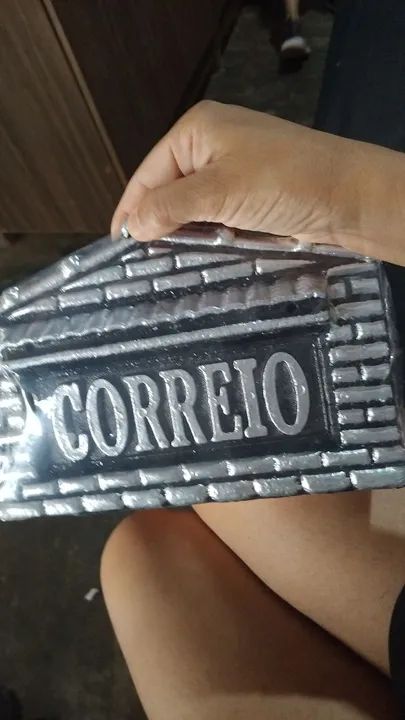 Placa de Correio em Metal