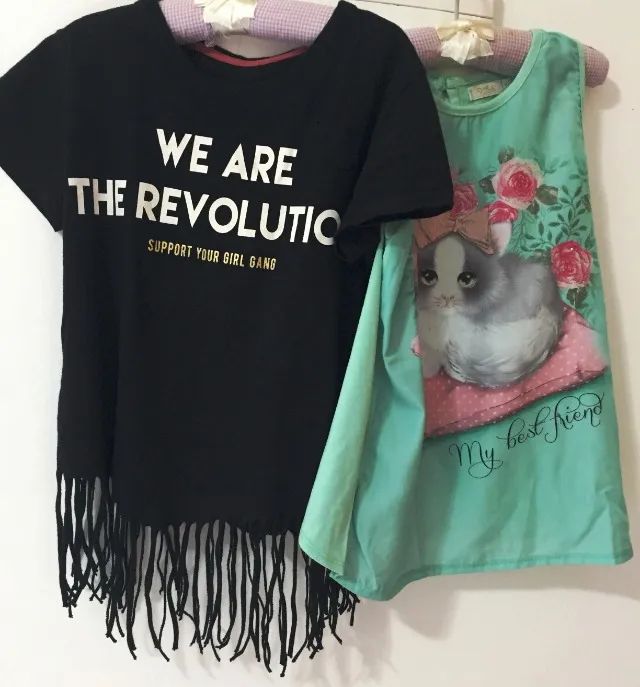 Pacotinho 2 Blusas tam.10 - Foto 4