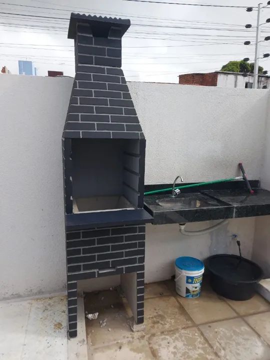 Churrasqueira de tijolo nova - Foto 4