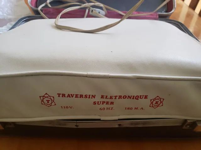 Travesseiro massageador eletrônico super Travessia eletrônicos antigo 