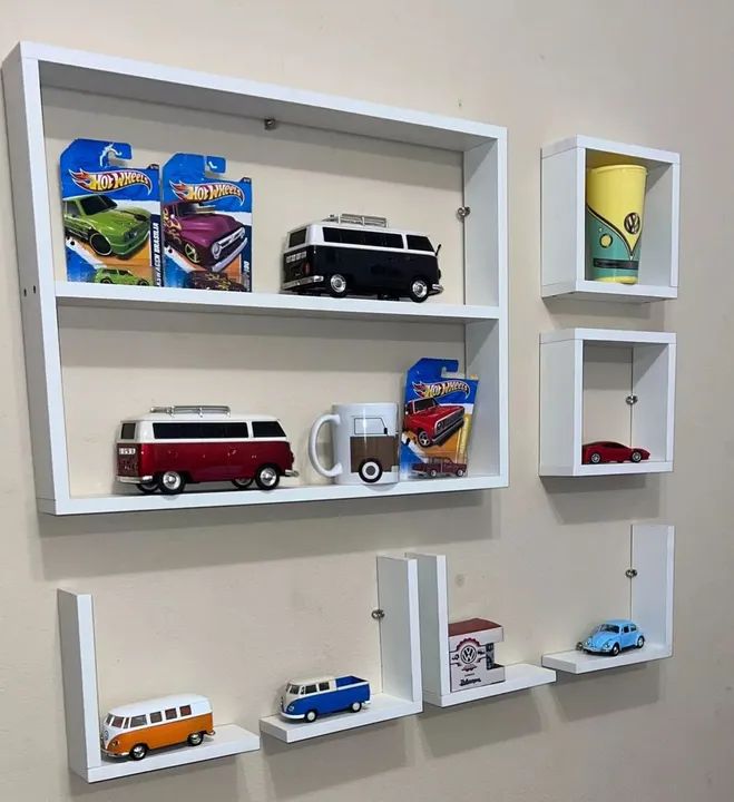 Kit Nichos em MDF 7 Peças Branco (Frete Grátis*) - Foto 2