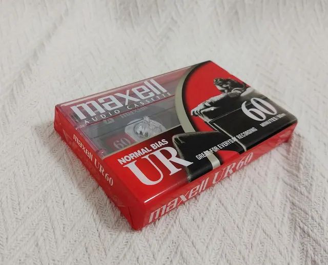 Fita Cassette nova  na embalagem lacrada.<br> MAXELL Normal Bias UR -C60. - Foto 2