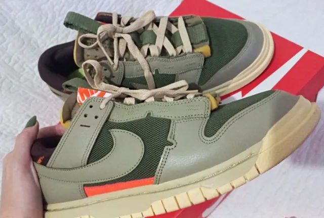 Nike Air dunk jumbo medium olive n° 41 - Foto 2