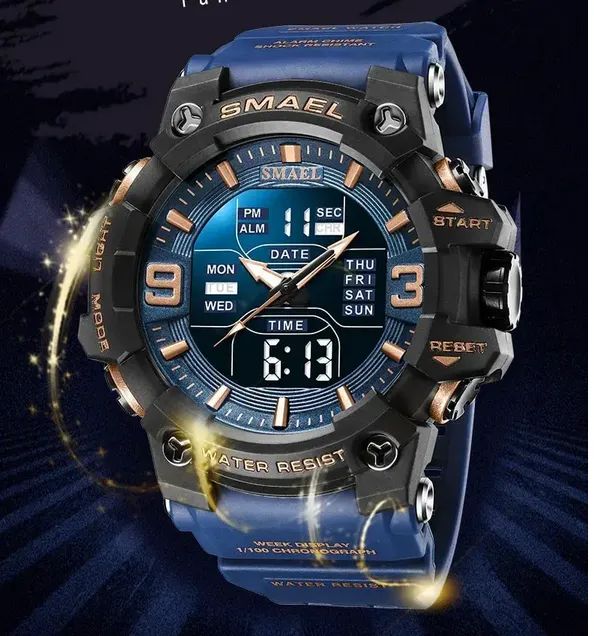 Relógio Sport Watch com luz Led Smael - Foto 3