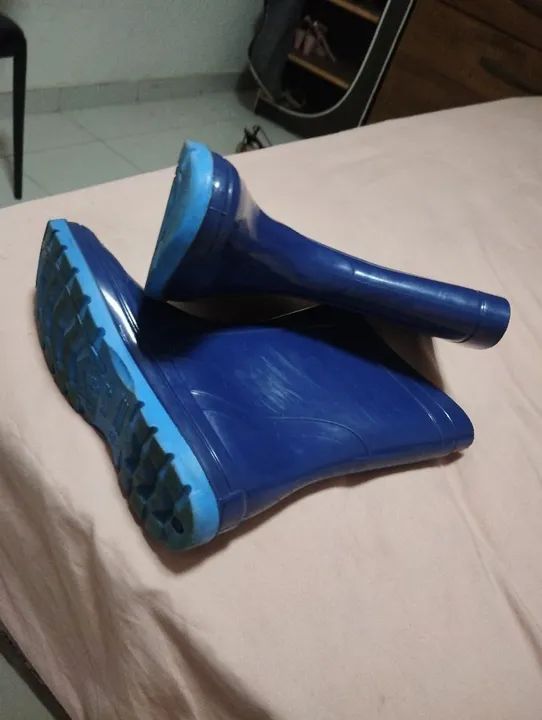 Botas de chuva azul - Foto 3
