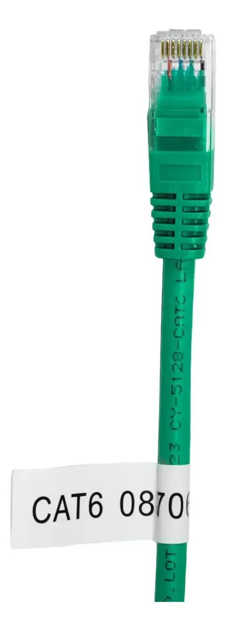 Cabo de Rede RJ-45 1.5M CAT6 Seclan Verde Anatel/PatchCord - WZetta - Foto 2