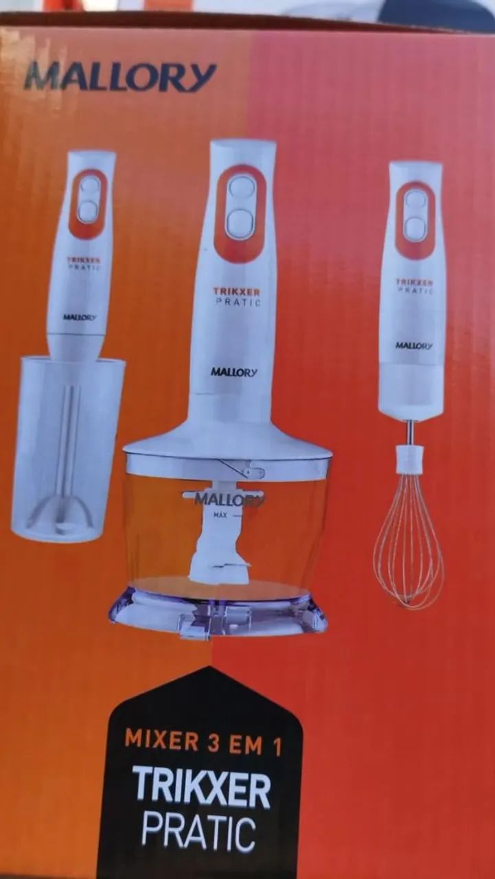 Mixer 3 em 1 Trikker Pratic Mallory - Eletroportáteis Para Cozinha