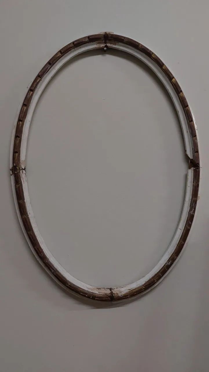 Moldura Espelho Oval Luís XV  - Foto 3