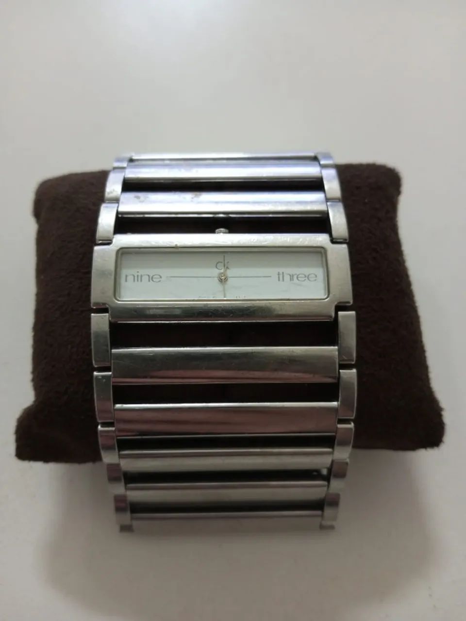 Relógio Calvin Klein feminino original prata.