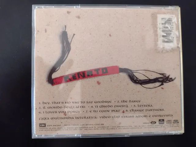 Kit 3 CDs Originais Anos 80, 90, 2000 Música Álbuns Amedeo Minghi Renato Russo Fala Mansa - Foto 6